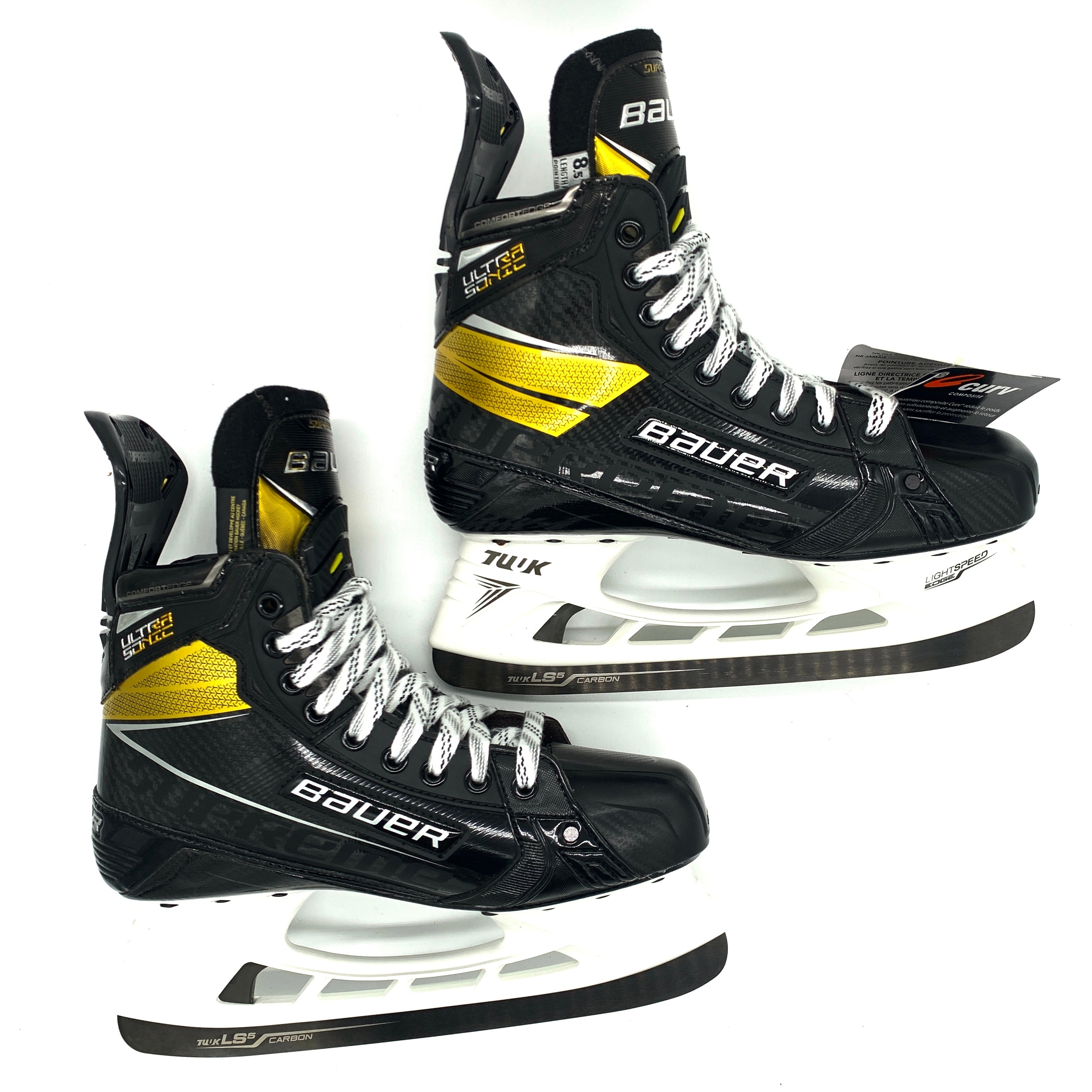 Patins de hockey Bauer Supreme Ultrasonic - Pro Stock - Taille 8,5 Fit 2
